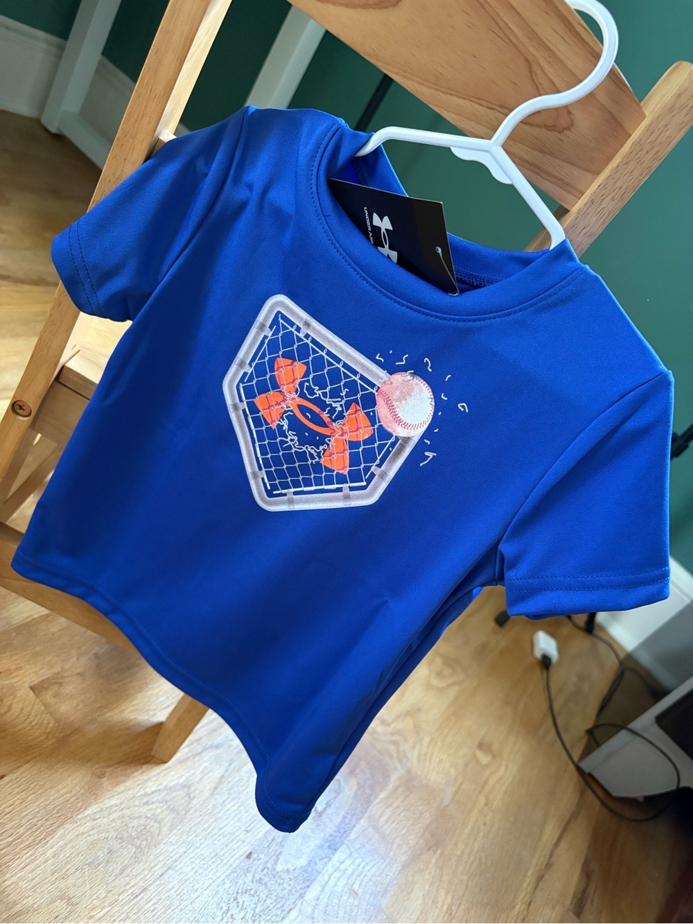 Under Armour Boys' Royal Blue Short Sleeve Baseball Graphic Tee